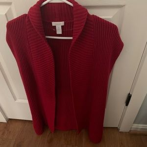 CHICO’S WOMEN KNITTED SWEATER SLEEVELESS VEST